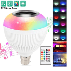 Lâmpada Led Caixa de Som Bluetooth com Controle Remoto KAPBOM- KAP-L2