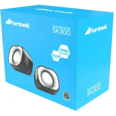 Mini Caixa de Som Fortrek Multimídia Usb 6W - SK300