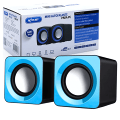 Mini Caixa de Som para Computador Usb P2 Knup - KP-609