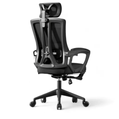 Cadeira Escritorio Ergonomica Giratória e com Altura Ajustavel MetalRed M858 - PRETO