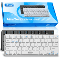 Mini Teclado Bluetooth sem Fio para PC e Notebook KNUP - KP-TE109