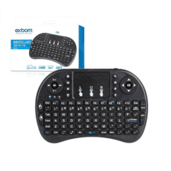 Mini Teclado Com Touchpad Wireless 2.4g Bateria de Litio Exbom - BK-BTI8