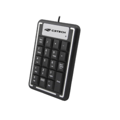 Teclado Numérico 19 Teclas 1.20 Metros USB 2.0 C3Tech - KN-11BK