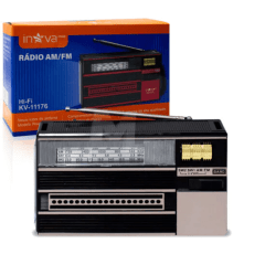 Rádio FM / AM Retrô com Lanterna INOVA - KV-11176
