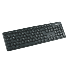 Teclado C3Tech com fio USB Padrão ABNT2 Preto - KB-15BK