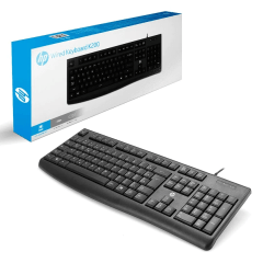 Teclado com Fio HP USB ABNT2 Preto K200