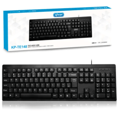Teclado com Fio Usb 2.0 ABNT2 para PC e Notebook KNUP - KP-TE148