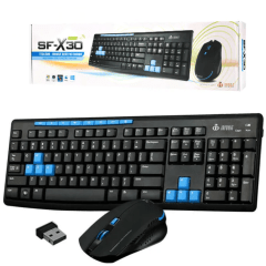 Teclado e Mouse Sem Fio 2.4GHz ABNT II Padrão Brasileiro Infokit SF-X30 – Alta Performance e Conforto Teclado e Mouse Sem Fio 2.4GHz ABNT II Padrão Brasileiro Infokit SF-X30 – Alta Performance e Conforto