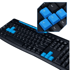 Teclado e Mouse Sem Fio 2.4GHz ABNT II Infokit SF-X30