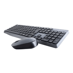 Teclado e Mouse Sem Fio Multilaser TC245 USB 2.4GHz Preto e Cinza