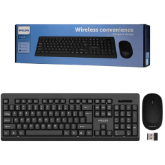 Kit Teclado e Mouse Wireless Philips C324 / SPT6324