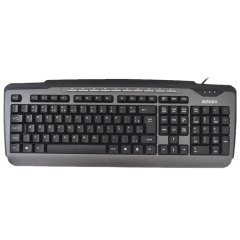 Teclado Multimídia Exbom BK-170M ABNT2 com Conexão USB