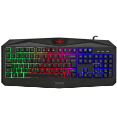 Teclado Gamer com Led Anti-ghosting RGB Colors Usb Knup - KP-2036