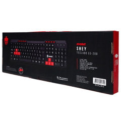 Teclado Gamer Shey EVOLUT EG209 com Fio USB e Teclas Coloridas