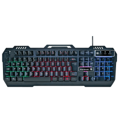 Teclado Gamer Fortrek Crusader LED Rainbow USB ABNT2 Preto – Desempenho e Estilo
