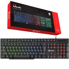 Teclado Gamer HAWKE EVOLUT EG206 com Fio USB e Iluminação LED RGB - Performance e Estilo