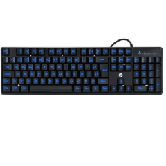 Teclado Gamer HP K300 USB Membrana com Iluminação LED – Desempenho e Durabilidade