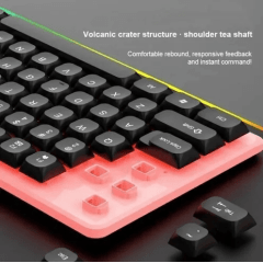 Teclado Gamer RGB LEHMOX LEY-2088 com Cabo de 1,5 Metros