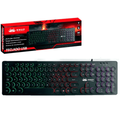 Teclado Gamer Knup KP?2059 RGB USB com Teclas Redondas | Sales Distribuidora