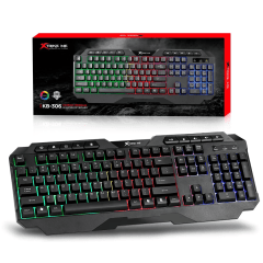 Teclado Gamer Membrana Xtrike-ME KB-306 com RGB Padrão ANSI
