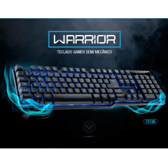 Teclado Gamer Multilaser Warrior Razmig Semi Mecânico LED TC196