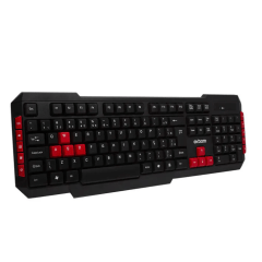 Teclado Gamer Sem Fio Wireless Exbom BK-S380 Padrão ABNT2