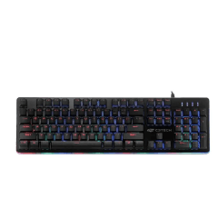 Teclado Gamer Semi-Mecânico C3Tech KG-300BK USB LED RGB Teclado Gamer Semi-Mecânico C3Tech KG-300BK USB LED RGB
