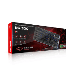 Teclado Gamer C3Tech KG-300BK Semi-Mecânico RGB