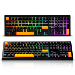 Teclado Gamer Semi Mecânico KB-512BK com Iluminação RGB USB – Padrão ANSI