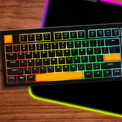 Teclado Gamer Semi Mecânico KB-512BK RGB USB – Alta Performance e Estilo ANSI