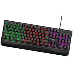 Teclado Gamer Semi Mecânico LED Rainbow Brazil PC BPC-K7038