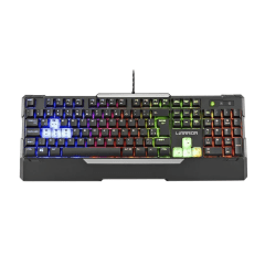 Teclado Gamer Warrior Wakiza TC208 Semi Mecânico LED Rainbow TAGS SEO