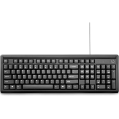 Teclado HP com Fio USB ABNT2 Preto HP100