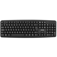Teclado USB ABNT2 KNUP KP-2002 Preto para PC e Notebook
