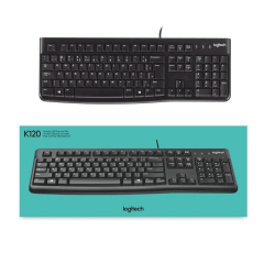 Teclado Logitech K120 com Fio USB Preto – Padrão ABNT2 Confortável e Resistente Teclado Logitech K120 com Fio USB Preto – Padrão ABNT2 Confortável e Resistente