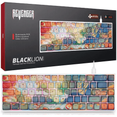 Teclado Mecânico Gamer Estampado RGB Switch Outemu Brown TE-BKL002
