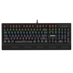 Teclado Mecânico Gamer Philips G403 SPK8403 RGB USB Switch Blue Teclado Mecânico Gamer Philips G403 SPK8403 RGB USB Switch Blue