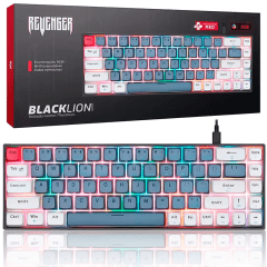 Teclado Mecânico Gamer REVENGER TE-BKL003 – Switch Outemu Red, LED RGB