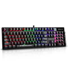 Teclado Gamer Mecânico RGB Xtrike-ME GK-989A com Switch Red e Layout ANSI