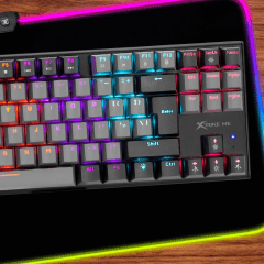 Teclado Gamer Mecânico RGB Xtrike-ME GK-989A com Switch Red e Layout ANSI