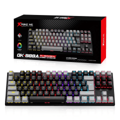 Teclado Mecânico RGB GK-989B Switch Red ANSI – Alta Performance, Velocidade e Conforto