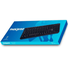 Teclado Multimídia Techbest USB 2.0 ABNT2 Preto MAXPRINT