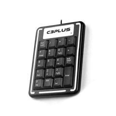 Teclado Numérico USB C3Plus KN-11BK com 19 Teclas – Alta Performance para Cálculos e Digitação Rápida