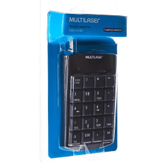 Teclado Numérico Multilaser TC230 USB com Fio Retrátil | 20 Teclas | Queima de Estoque Direto da Distribuidora