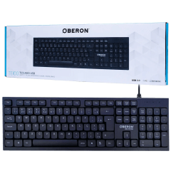 Teclado USB Oberon OR-TE100 com Teclas Silenciosas – Padrão ABNT2 em Promoção