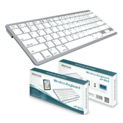 Teclado Slim Bluetooth JP-BX5 Ultra Fino sem Fio Verde