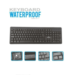 Teclado USB Básico LEY-32 com Fio Padrão ABNT2 Preto