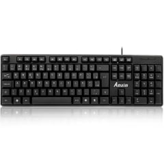Teclado com Fio USB Básico Preto ABNT2 – Modelo 09