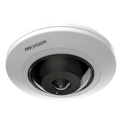 Câmera Fisheye Hikvision DS-2CC52H1T-FITS 5 Megapixels 360° com Microfone Integrado