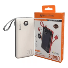 Carregador Portátil Bateria 20000mah Power Bank Tela Lcd Pineng wup-939